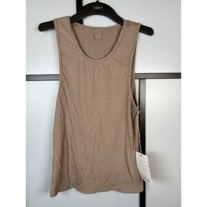 Tiger‎ Friday Tank Top Ribbed Slim Fit Brown Adult Large